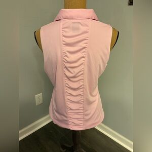Callaway Misses Sleeveless Opti-Dri Pink Top, Size Large